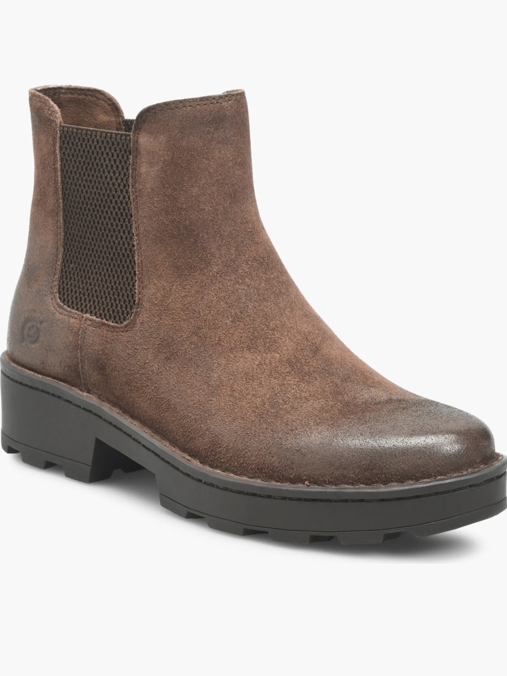 Born Women's Brown Suede Chelsea Bootie